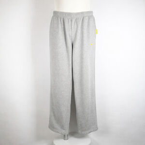 Nike Livestrong Gray Sweatpants Yellow Swoosh High Rise Wide Leg Womens Size XL